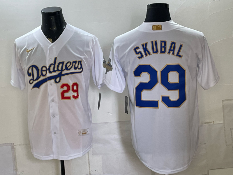 men Los Angeles Dodgers #29 Skubal white Game 2026 Nike MLB Jersey 0808003->los angeles dodgers->MLB Jersey